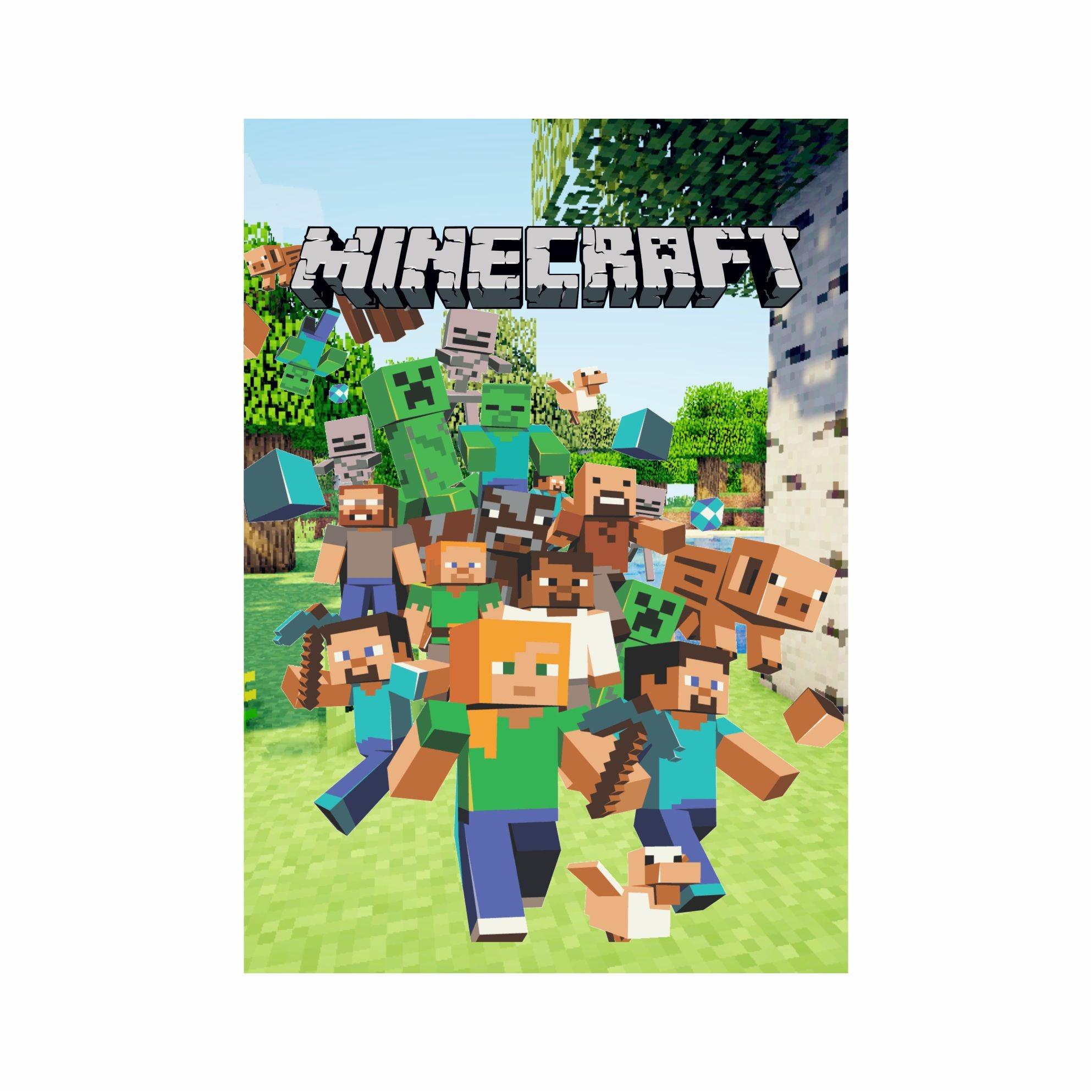 Minecraft Theme Centerpieces - Pack of 2 THEME PARTIES Pretty UR Party