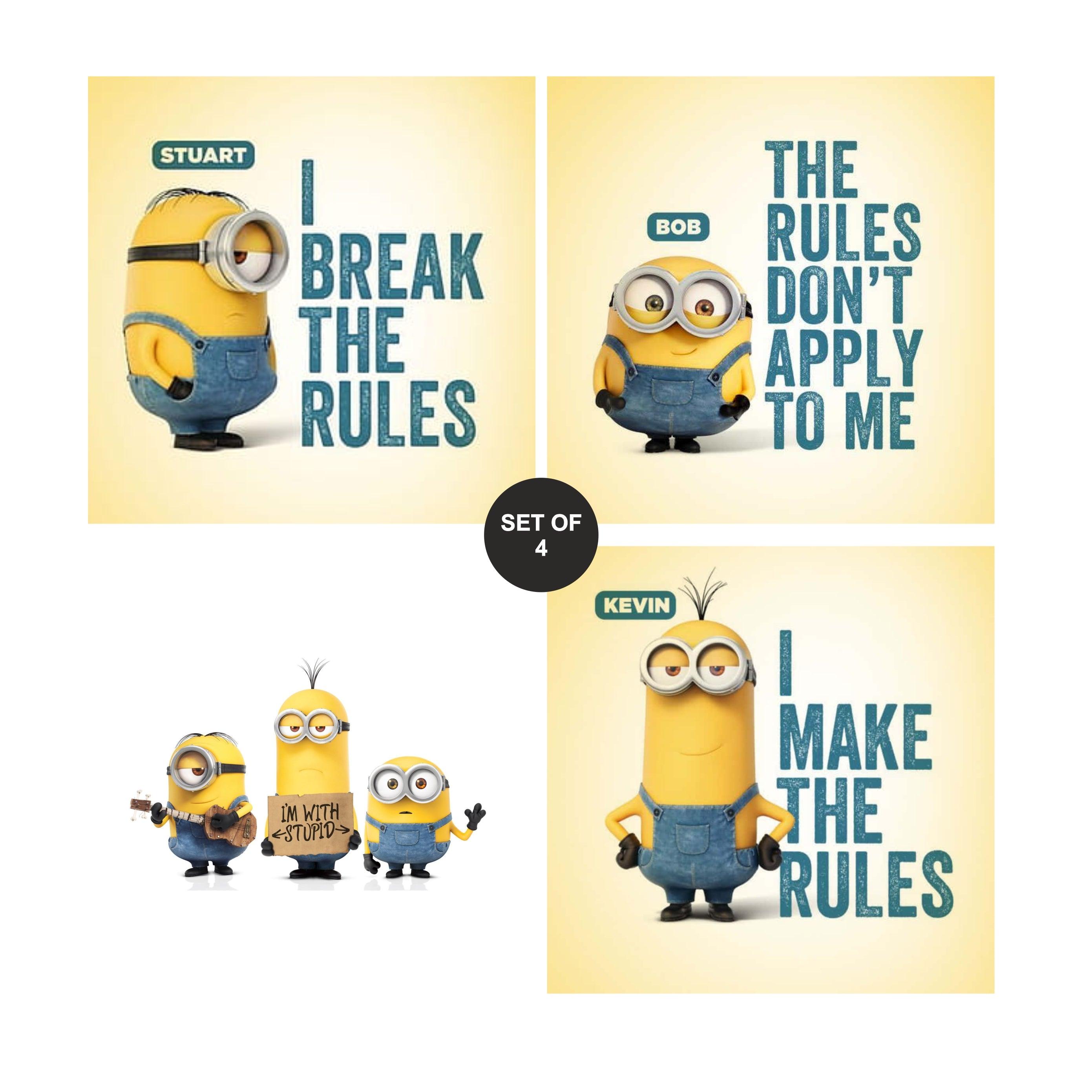 Minion Coasters RETURN GIFTS Pretty UR Party