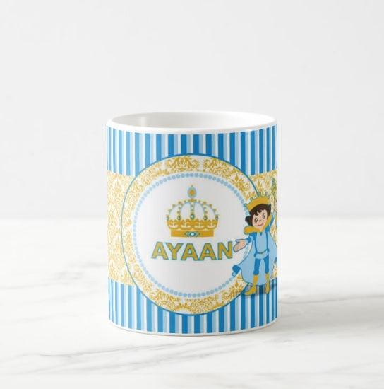 Personalised Prince Mug THEME PARTIES Pretty UR Party