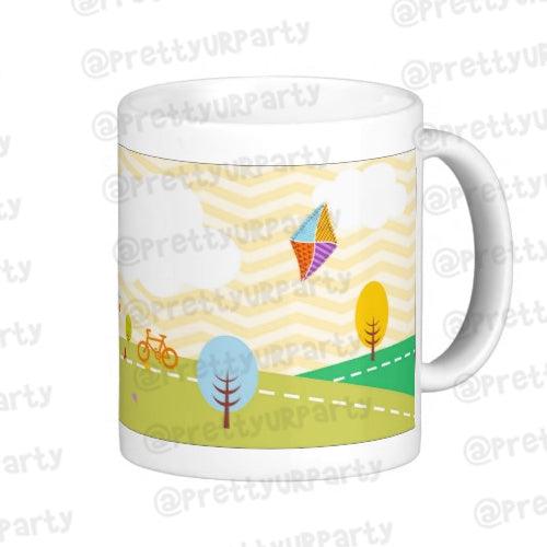 Personalised  Kites Mug THEME PARTIES Pretty UR Party Default Title