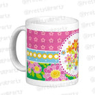 Personalised Flowers Mug RETURN GIFTS Pretty UR Party