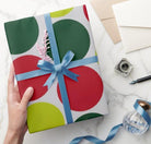 Red Green Yellow Polka Dots Wrapping Paper (Pack of 5) ACCESSORIES Pretty UR Party