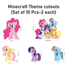 My Little Pony Theme Cutouts THEME PARTIES Pretty UR Party