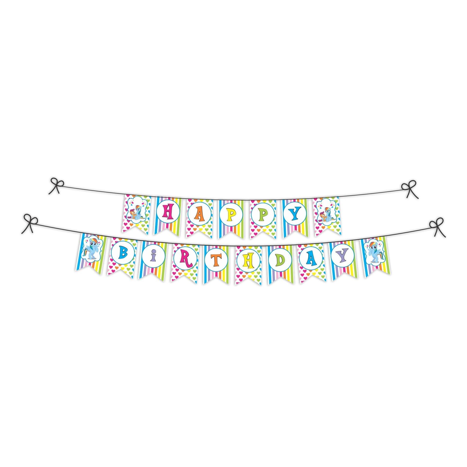 My Little Pony Bunting THEME PARTIES Pretty UR Party