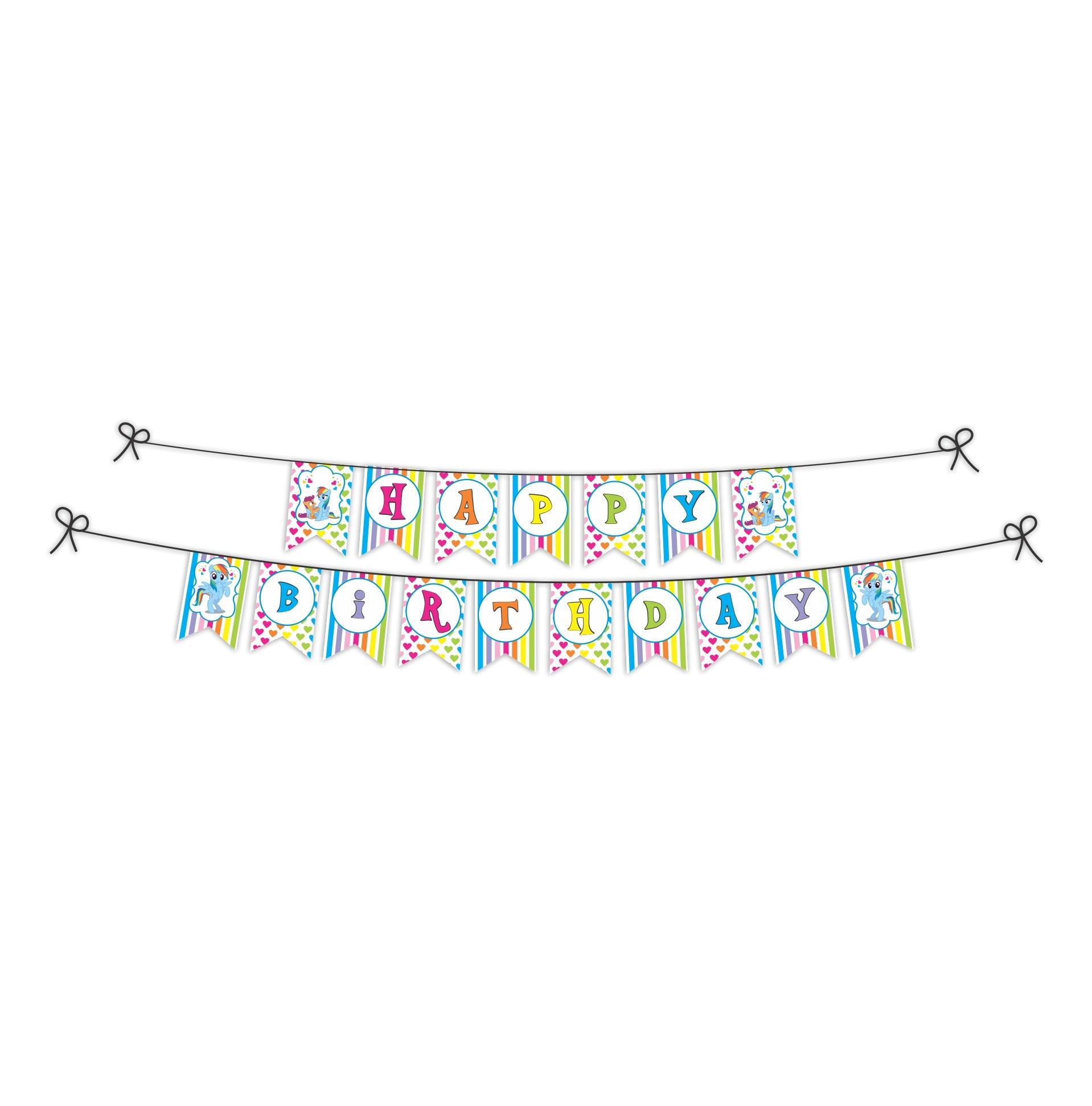 My Little Pony Bunting THEME PARTIES Pretty UR Party