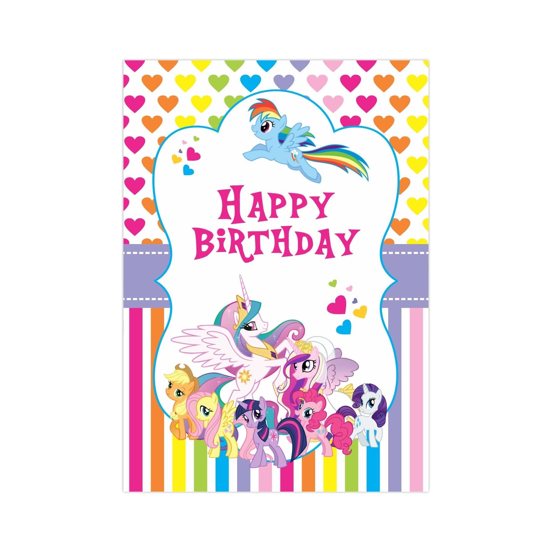 My Little Pony Centerpieces - Pack of 2 THEME PARTIES Pretty UR Party