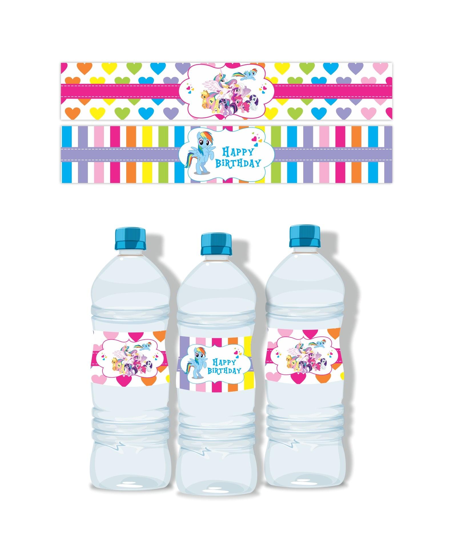 My Little Pony Bottle Labels THEME PARTIES Pretty UR Party