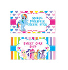 My Little Pony Food Labels / Buffet Table Cards THEME PARTIES Pretty UR Party