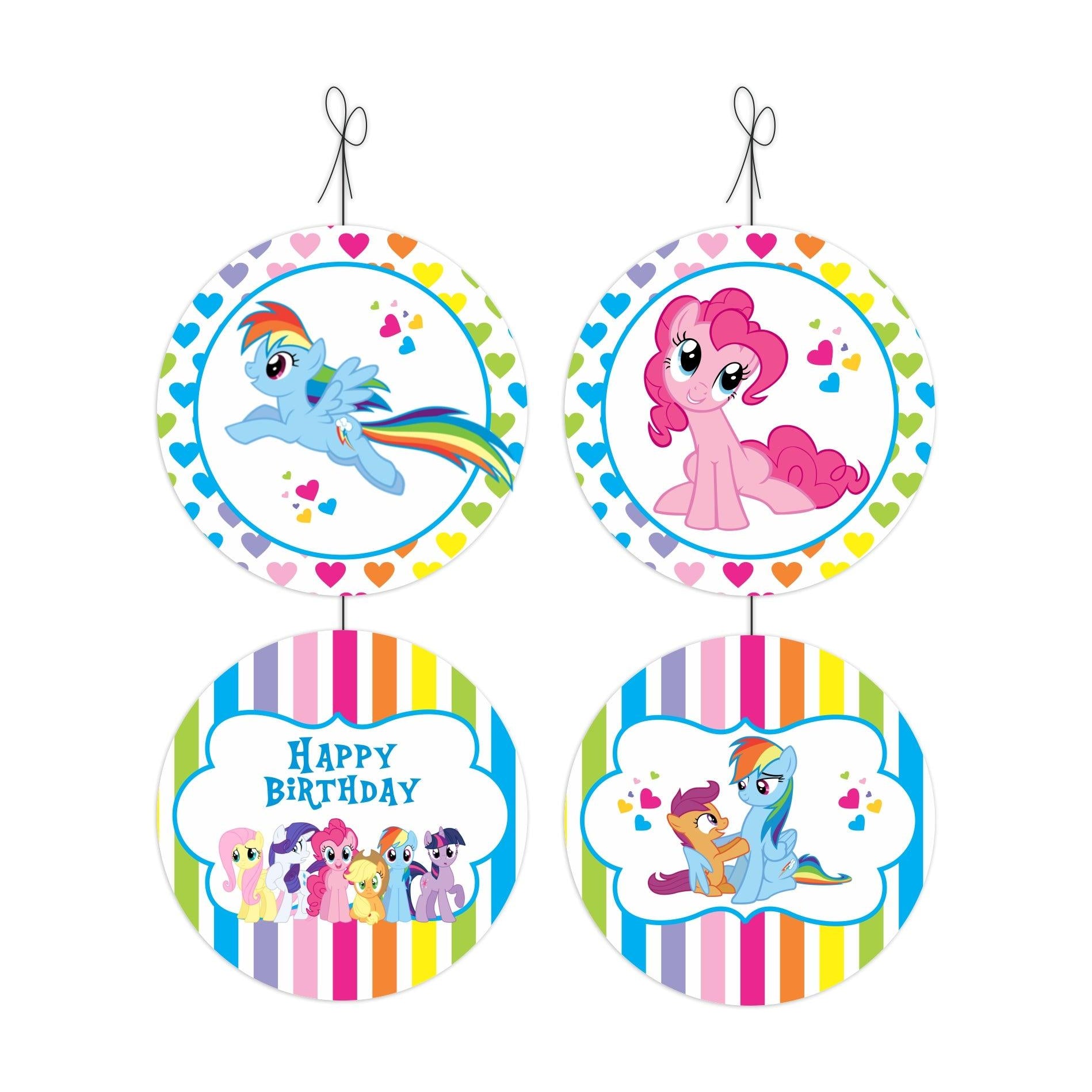 My Little Pony Danglers THEME PARTIES Pretty UR Party