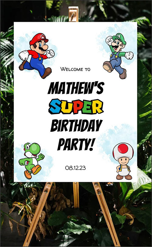 Super Mario Birthday Party Decorations