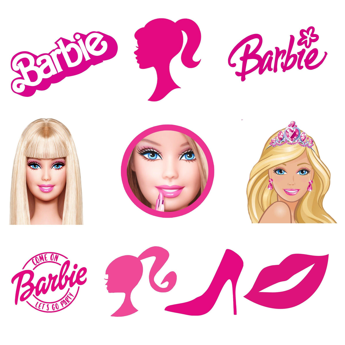 Barbie Theme Cutouts PRETTY UR PARTY Barbie Theme Cutouts PRETTY UR PARTY