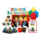 Ninjago theme Party Decorations Kit - 80 Pieces combo pack PACKAGES Pretty UR Party