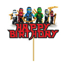 Ninjago Printed Cake Topper HANDCRAFTED Pretty UR Party