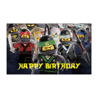 Ninjago Theme Backdrop THEME PARTIES Pretty UR Party