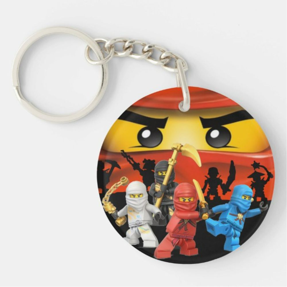 Personalised Ninjago Keychain THEME PARTIES Pretty UR Party
