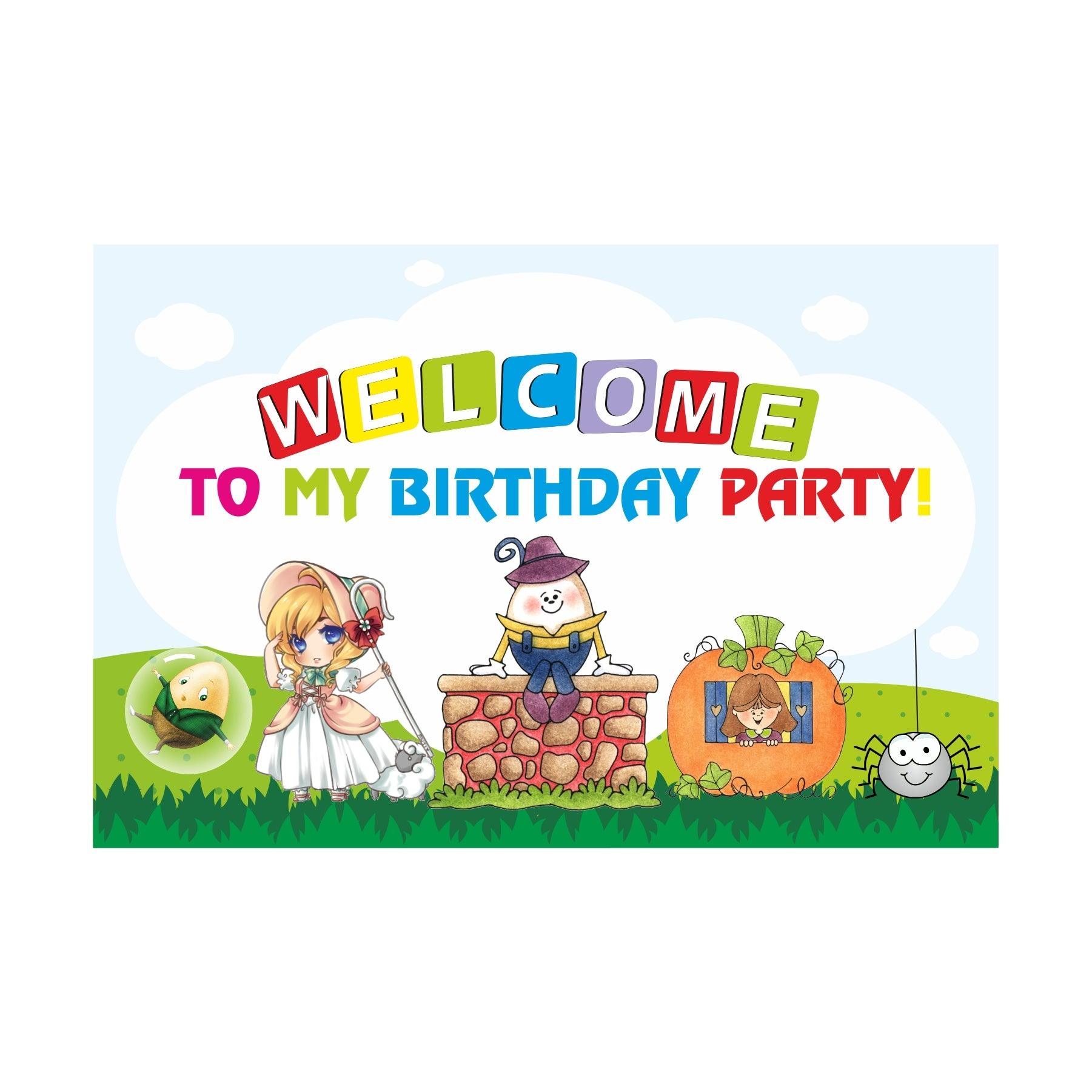 Nursery Rhymes Party Decorations Package - 70 pieces Combo BIRTHDAYS Pretty UR Party