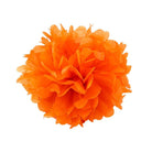 Orange Tissue Paper Pom Poms 14" DECORATIONS Pretty UR Party