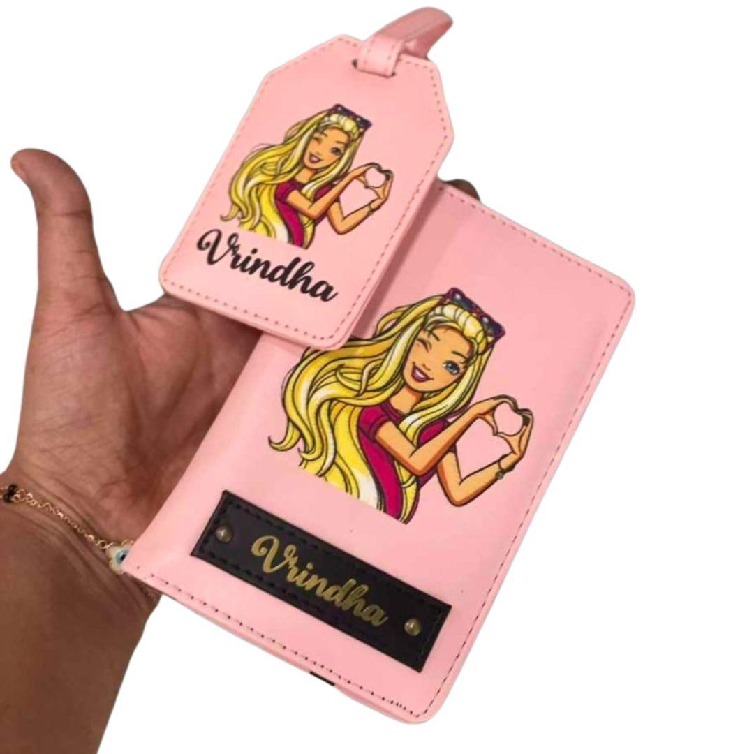 Barbie Passport cover and Bag Tag Combo RETURN GIFTS Pretty UR Party