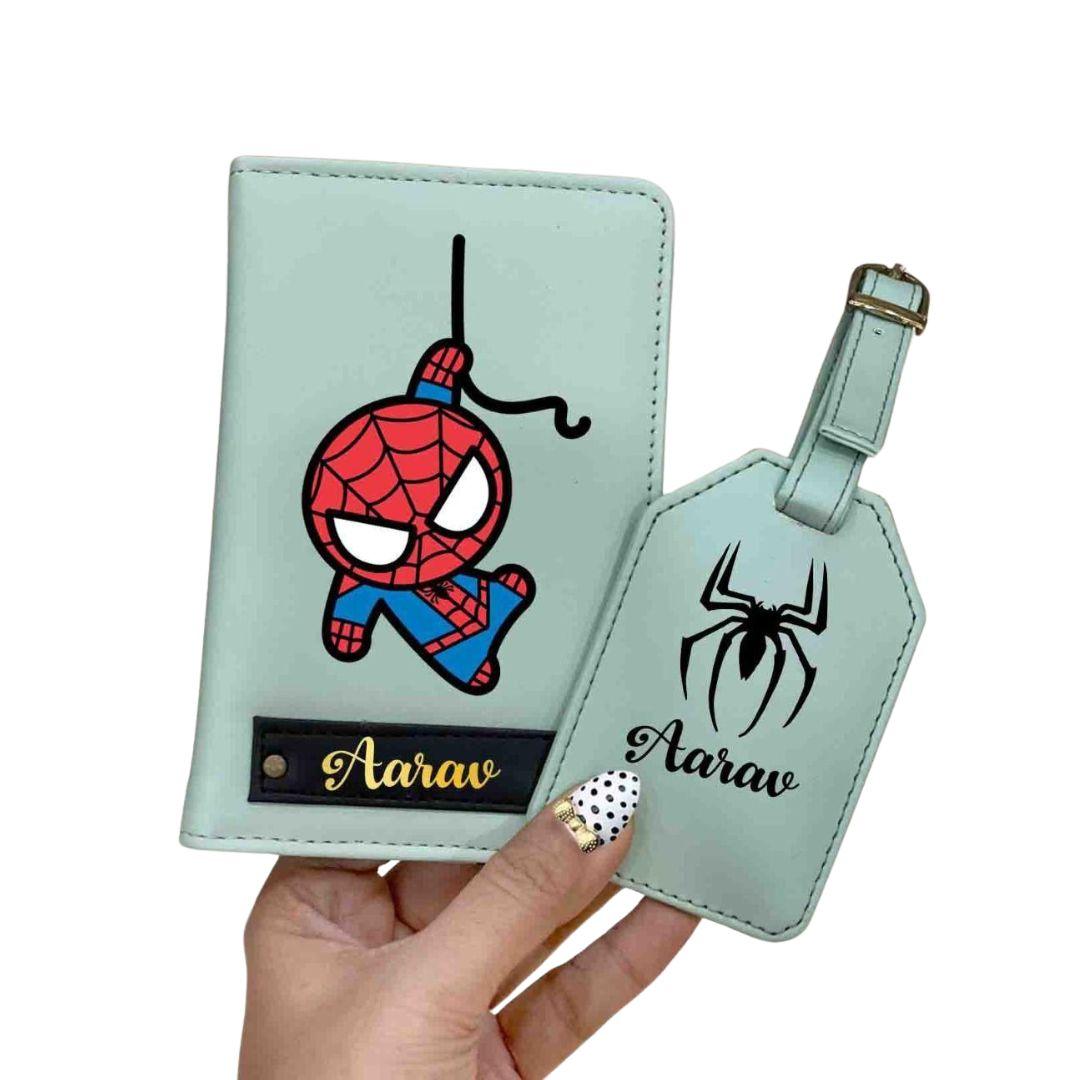 Spidey Passport cover and Bag Tag Combo RETURN GIFTS Pretty UR Party