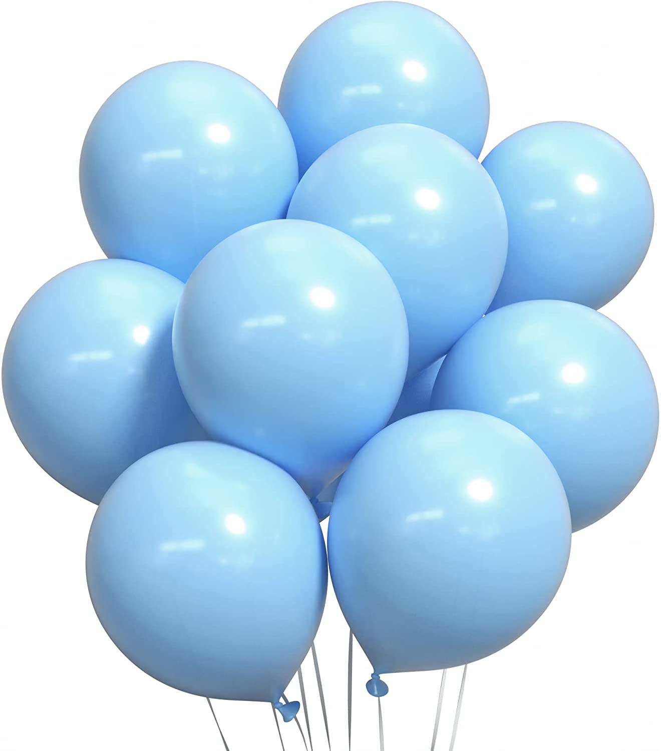 Pastel Blue Latex Balloon - Pack of 25 THEME PARTIES Pretty UR Party