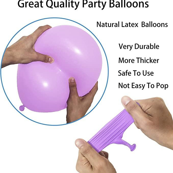 Pastel Purple Latex Balloon - Pack of 25 THEME PARTIES Pretty UR Party