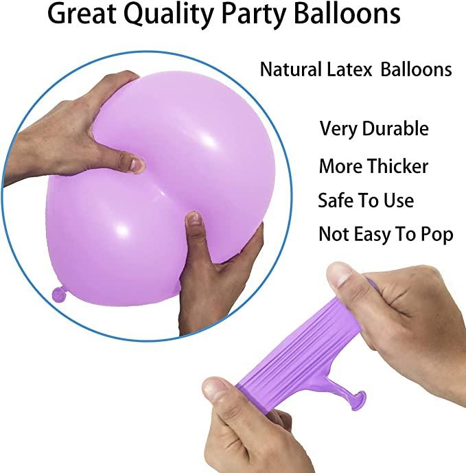 Pastel Purple Latex Balloon - Pack of 25 THEME PARTIES Pretty UR Party