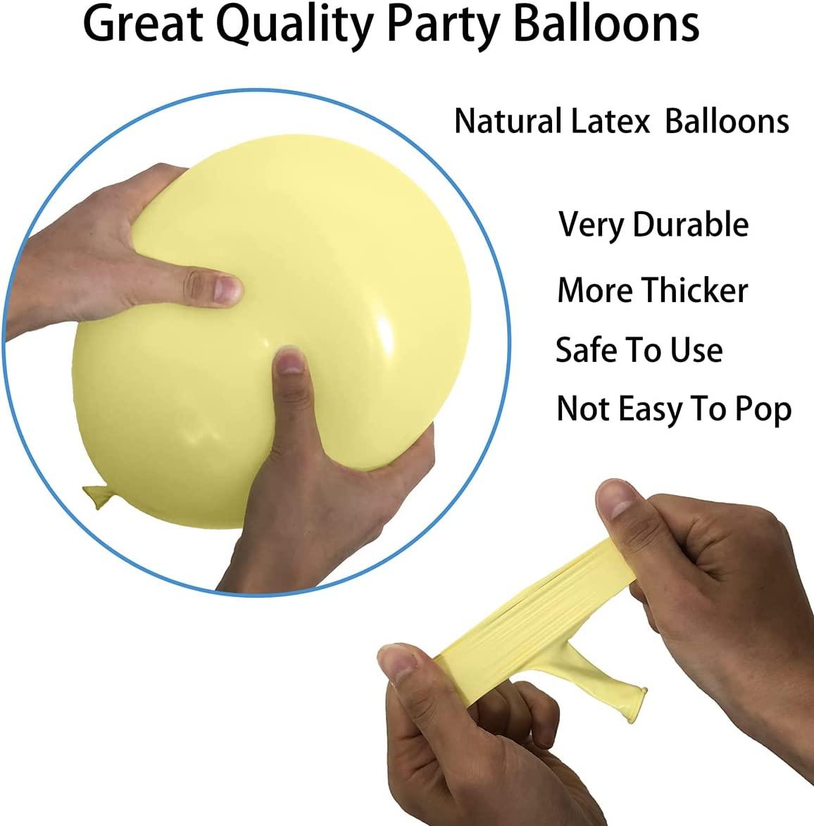 Pastel Yellow Latex Balloon - Pack of 25 THEME PARTIES Pretty UR Party