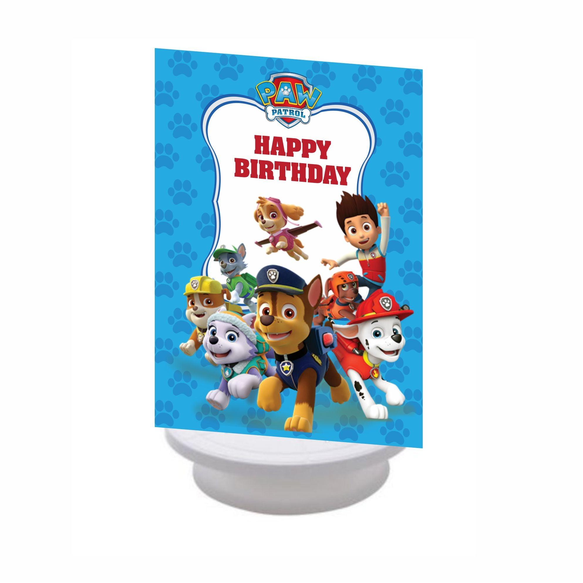 Paw Patrol Blue Theme Centerpieces - Pack of 2 THEME PARTIES Pretty UR Party