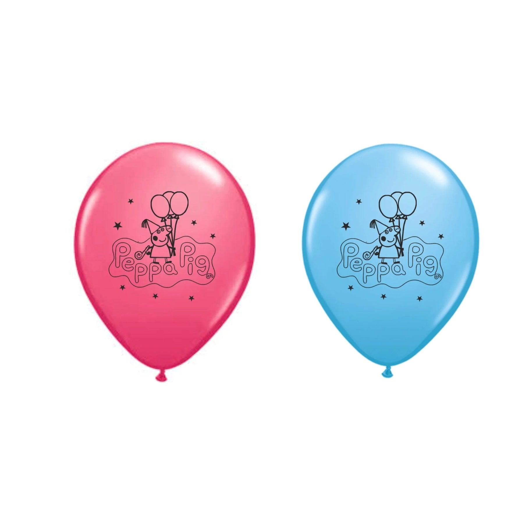 Peppa Pig printed Latex Balloons - Pack of 10 ALL PARTY SUPPLIES Pretty UR Party