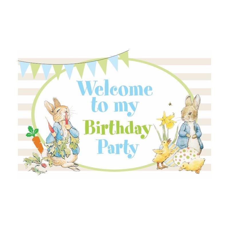 Peter Rabbit Party Decorations Kit - 80 pieces Combo Pack BIRTHDAYS Pretty UR Party