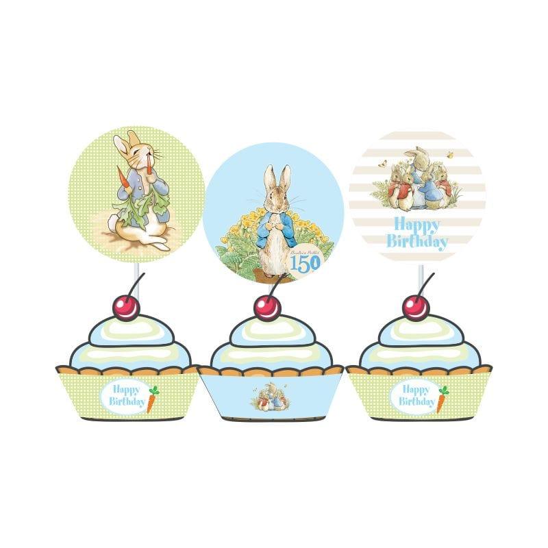 Peter Rabbit Tableware Package - 67 pieces pack BIRTHDAYS Pretty UR Party