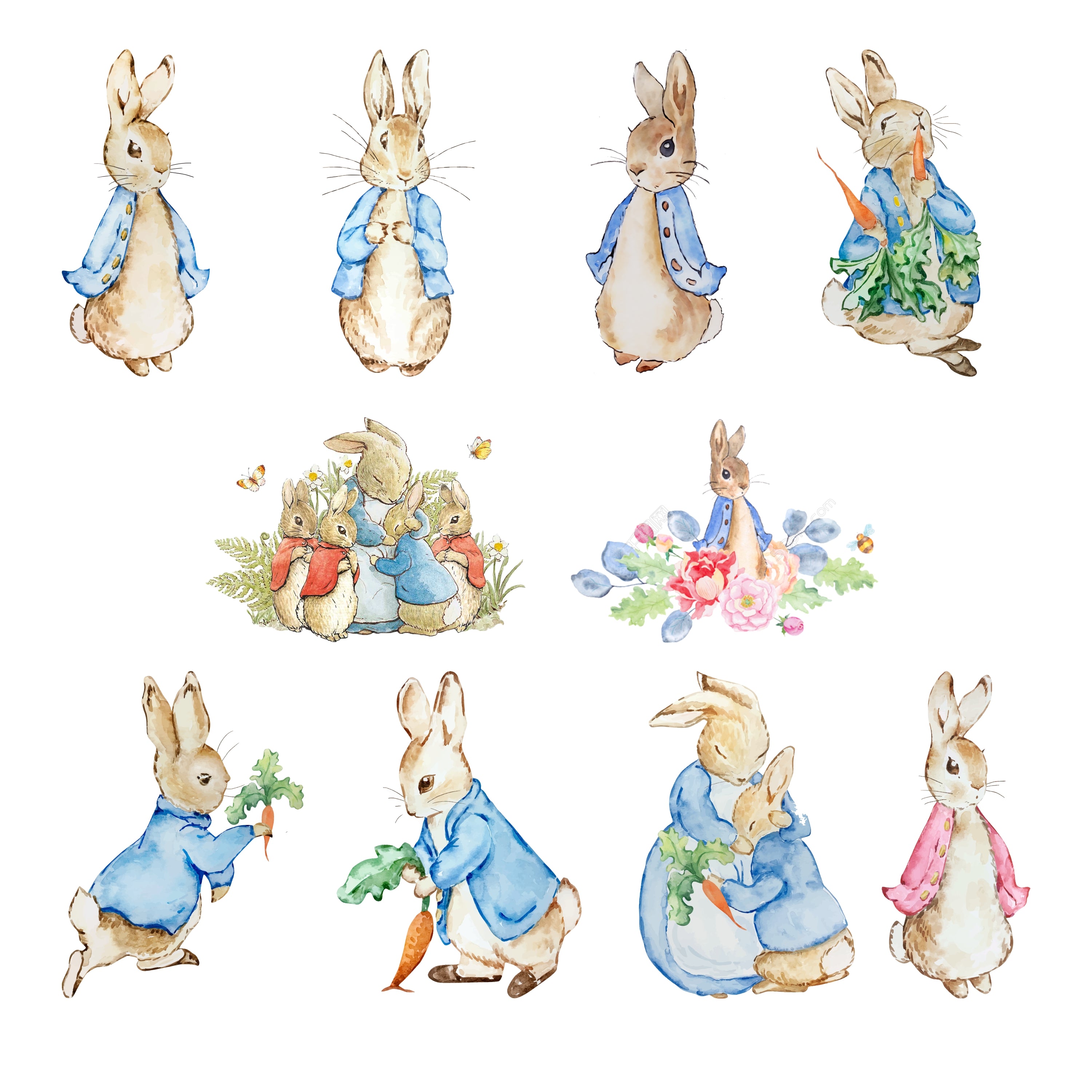 Peter Rabbit Theme Cutouts Peter Rabbit Theme Cutouts