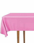 Pink Plastic Table Cover - Disposable THEME PARTIES Pretty UR Party