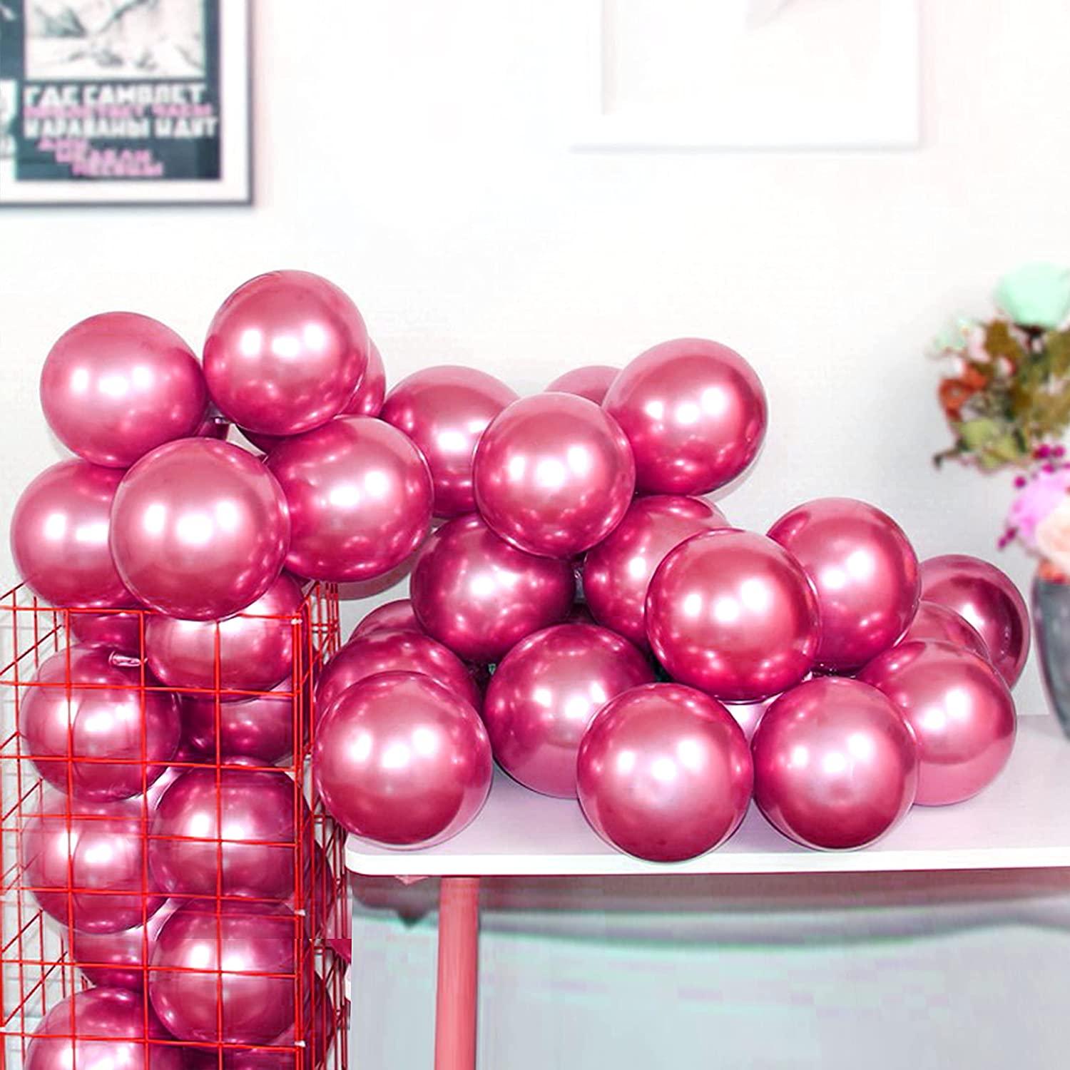 Chrome Balloons - Pack of 25 ALL PARTY SUPPLIES Pretty UR Party Pink