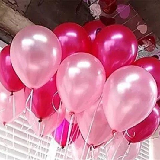 Pink Metallic Latex Balloon - Pack of 50 ALL PARTY SUPPLIES Pretty UR Party
