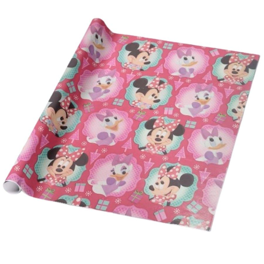 Pink Minnie Mouse Wrapping paper (pack of 5) PRETTY UR PARTY