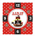 Personalised Pirate Clock THEME PARTIES Pretty UR Party