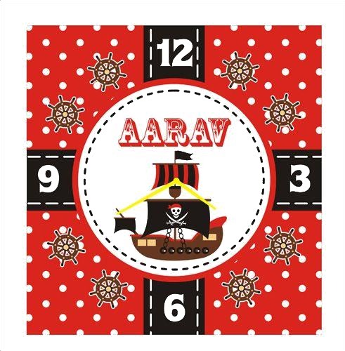 Personalised Pirate Clock — image 4