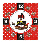 Personalised Pirate Clock THEME PARTIES Pretty UR Party