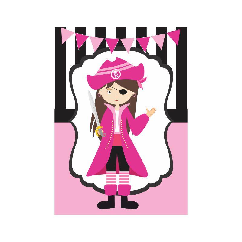 Girly Pirate Party Decorations Kit - 80 Pieces Combo Pack BIRTHDAYS Pretty UR Party
