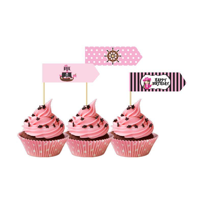 Girly Pirate Tableware Package BIRTHDAYS Pretty UR Party
