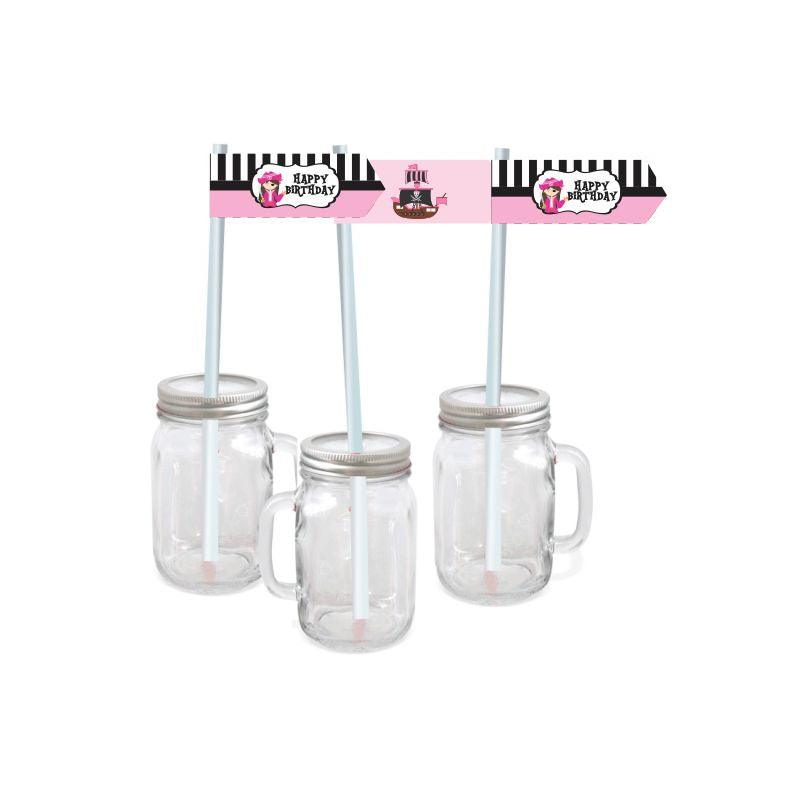 Girly Pirate Tableware Package BIRTHDAYS Pretty UR Party