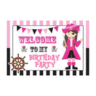 Girly Pirate Party Decorations Kit - 80 Pieces Combo Pack BIRTHDAYS Pretty UR Party
