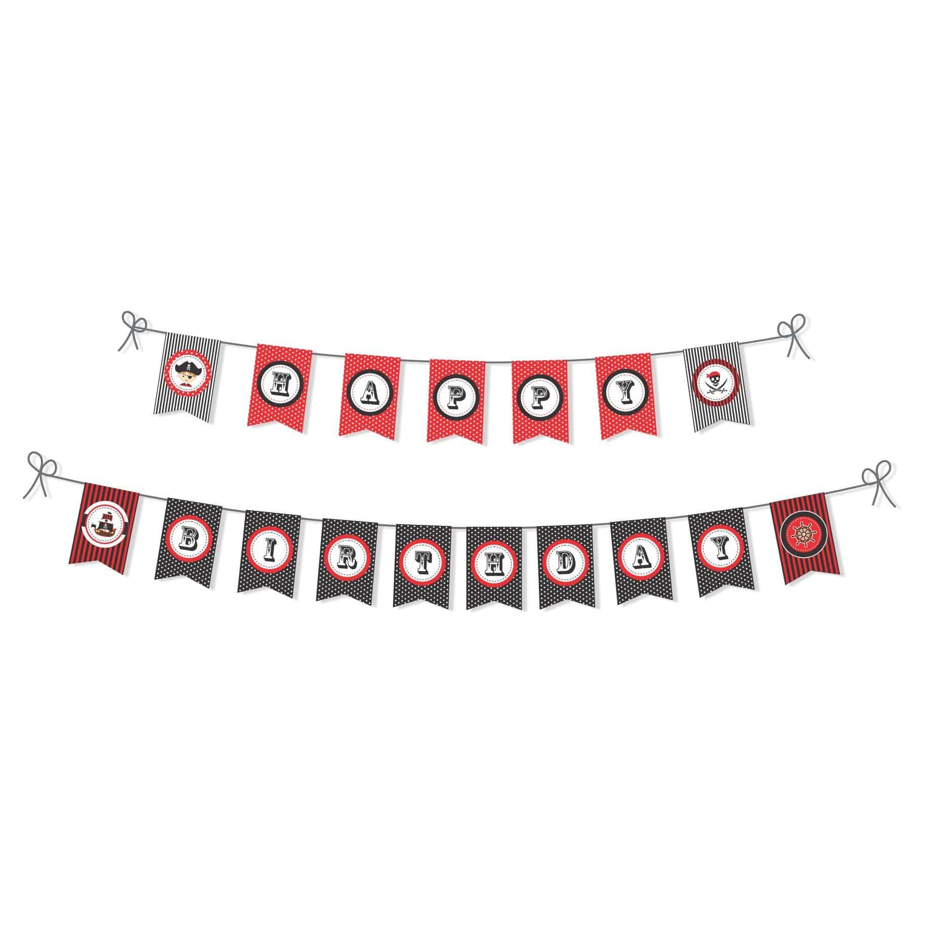 Pirate Bunting THEME PARTIES Pretty UR Party