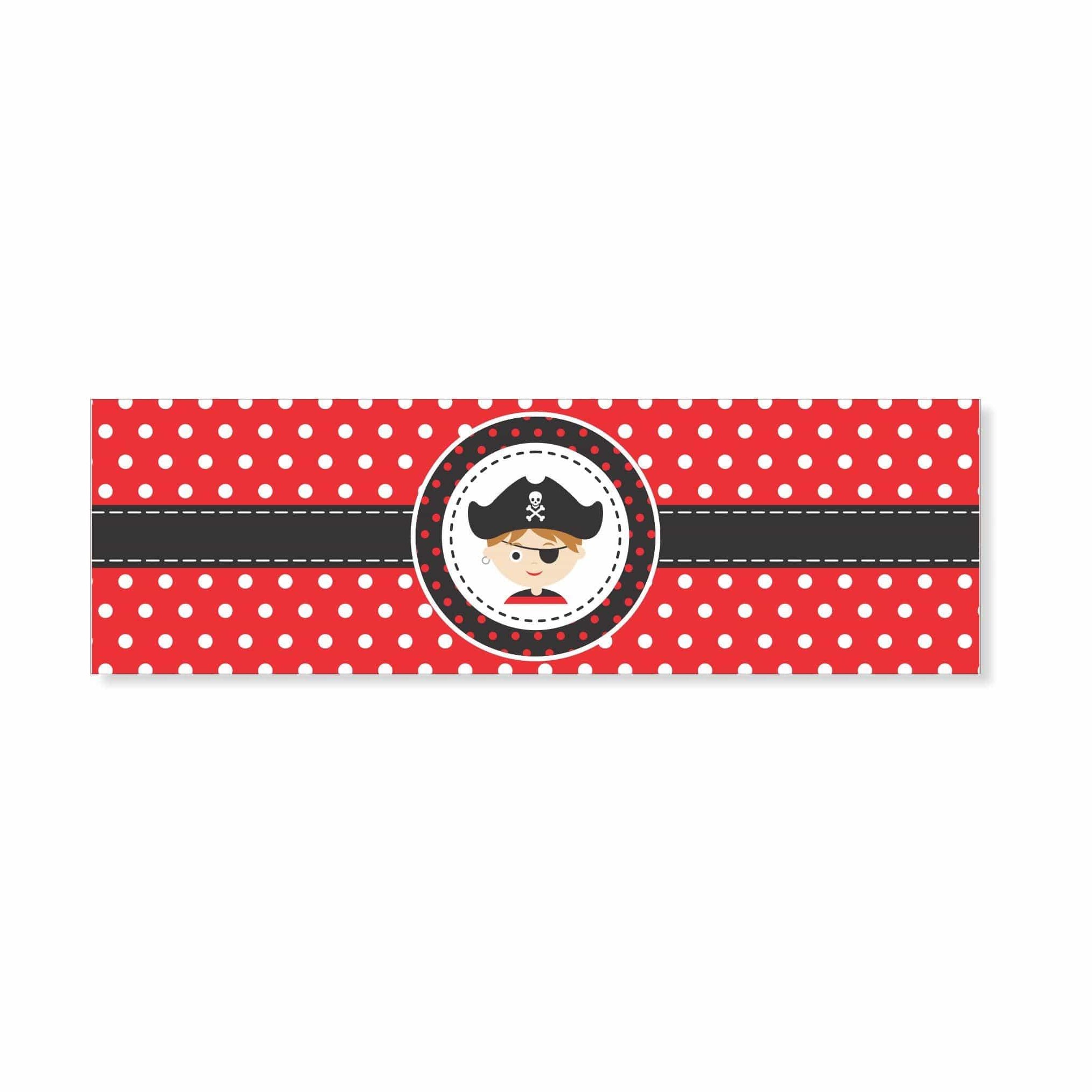 Pirate Wrist Bands - Pack of 10 THEME PARTIES Pretty UR Party