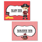 Pirate Food Labels / Buffet Table Cards THEME PARTIES Pretty UR Party