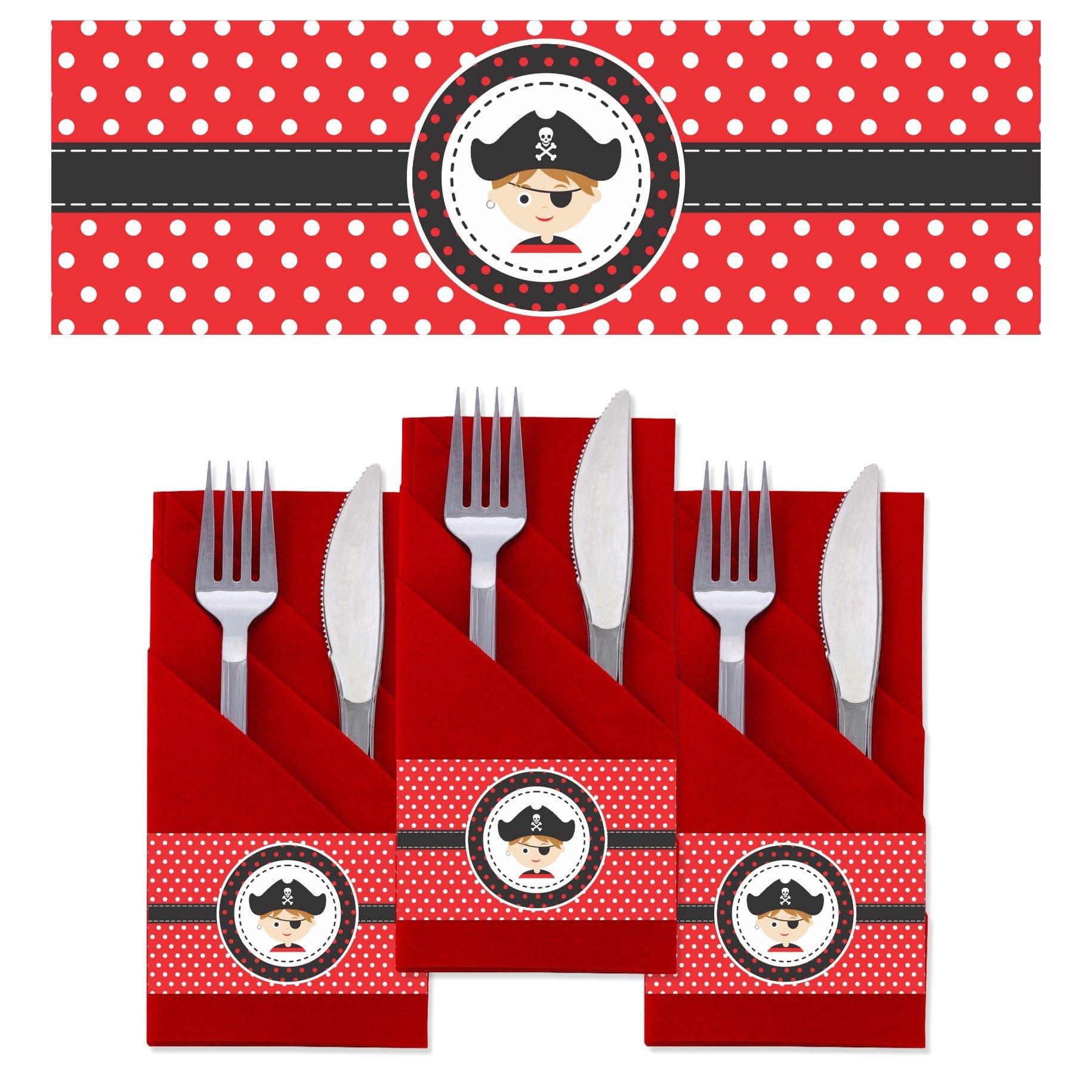 Pirate Napkin Rings THEME PARTIES Pretty UR Party