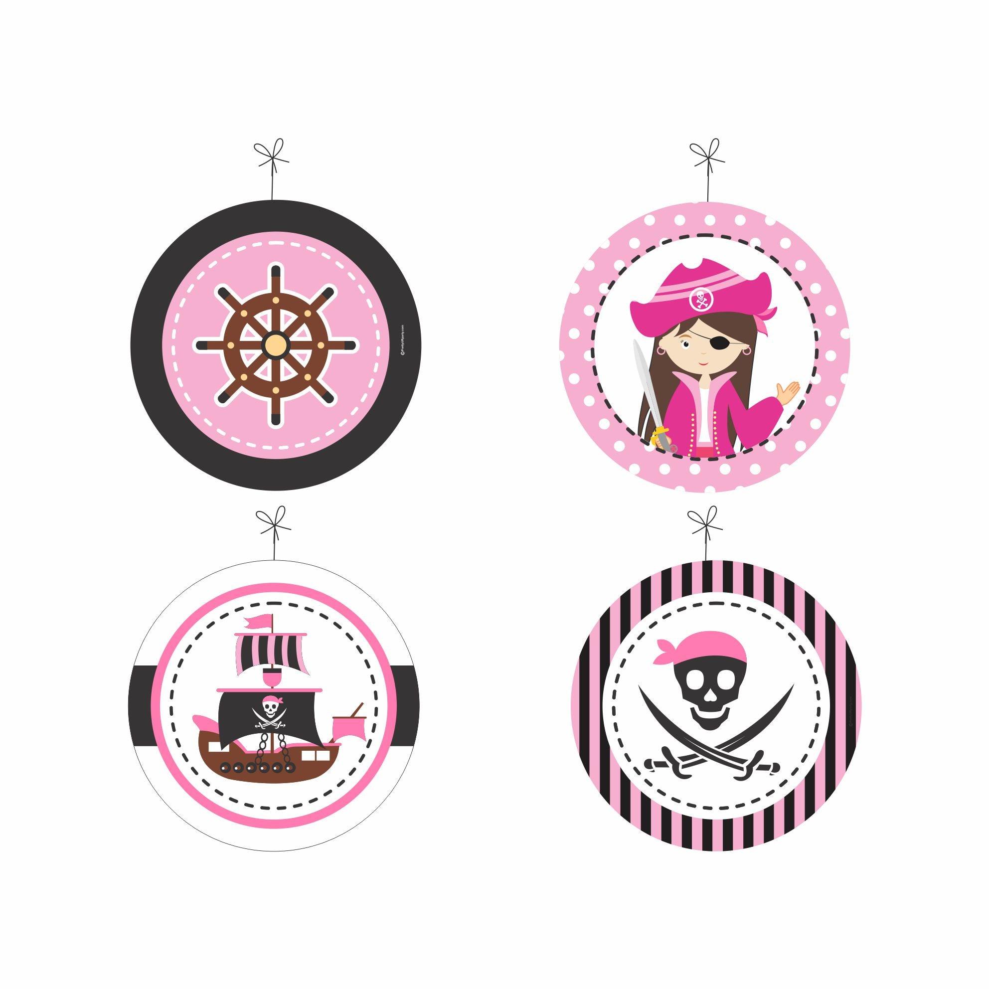 Girly Pirate Theme Danglers THEME PARTIES Pretty UR Party