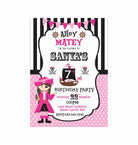 Girly Pirate Theme Invitations ALL PARTY SUPPLIES Pretty UR Party