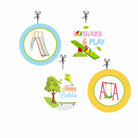Playground Theme Danglers THEME PARTIES Pretty UR Party